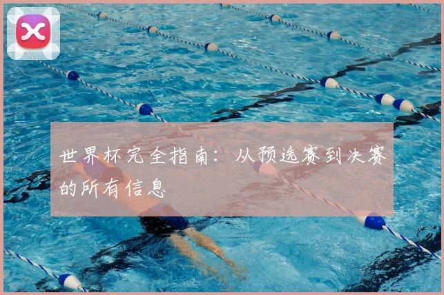 世界杯完全指南：从预选赛到决赛的所有信息
